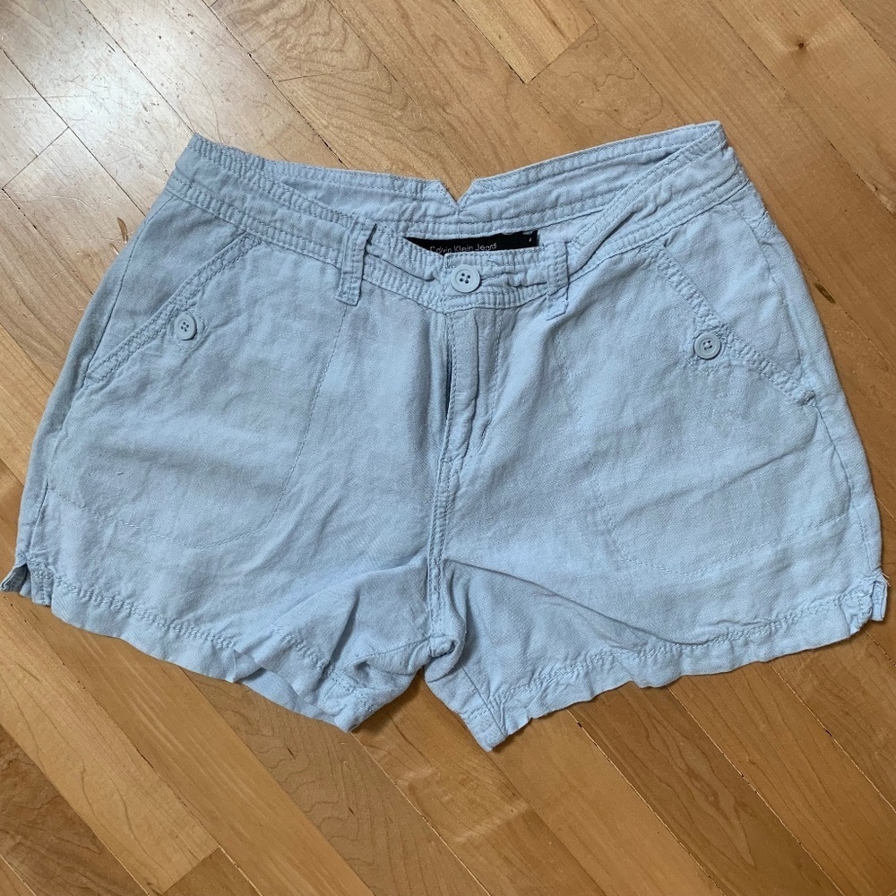 Last Chance👀 Calvin Klein Blue Shorts Size 4